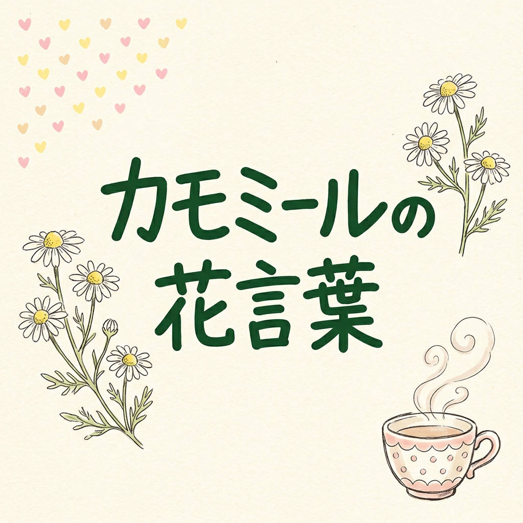 カモミールの花言葉の意味と由来｜種類・贈り方・誕生花も解説