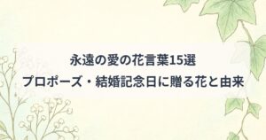 eien-no-ai-hanakotoba