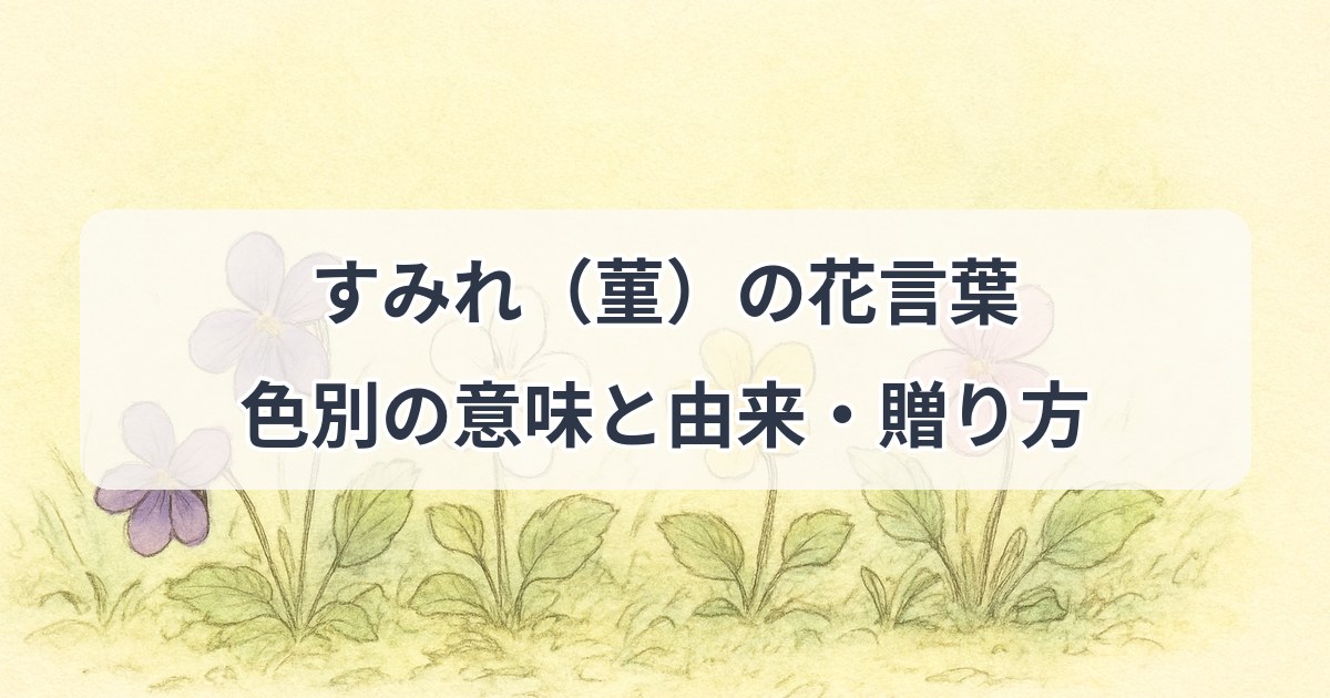 sumire-hanakotoba